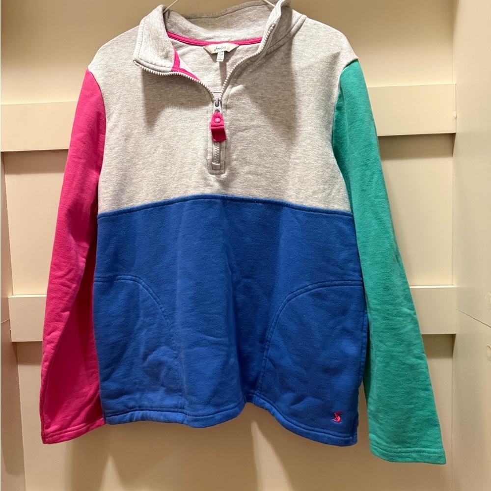 Joules women’s Colorblock Quarter-Zip Pullover